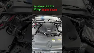 Audi A4 Allroad 3.0 TDI 231 Hp ENGINE SOUND #audi #quattro