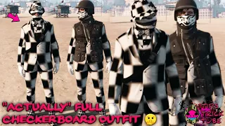 *SOLO* HOW TO GET FULL CHECKERBOARD OUTFIT IN GTA 5 ONLINE! CHECKERBOARD OUTFIT GLITCH 1.60!