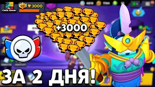 19 ПЕРСОВ И 3000 КУБКОВ ЗА 2 ДНЯ БЕЗ ДОНАТА! Создал и Прокачиваю Новый Аккаунт! СПИДРАН Brawl Stars!