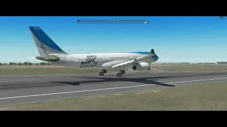 X-PLANE 11 11.53  Jar design a330 -30fpm landing