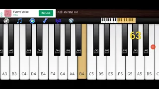 Kal Ho Na Ho Piano Cover With Notes