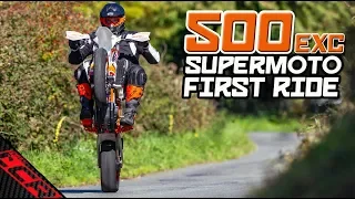FIRST RIDE | KTM 500 EXC Supermoto