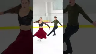 Hypnotized on ice by a red skirt (Laurence Fournier Beaudry & Nikolaj Sørensen 🇨🇦)