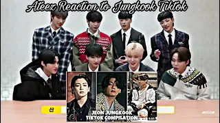 Ateez Reaction to Jungkook Tiktok #armyblinkmade #