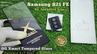 Samsung S21 FE Original Tempered Glass ! Samsung S21 FE Best Accessories Combo