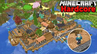 I BUILT a MEGA VILLAGE in Hardcore Minecraft 1.20 Survival Let's Play