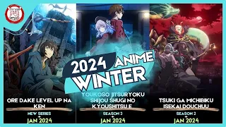 ANIME WINTER 2024 | January to March | UPCOMING anime releases for 2024