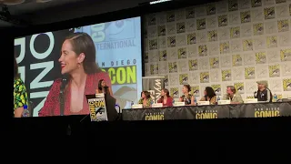 SDCC Wynonna Earp Panel Melanie Scrofano, Katherine Barrell, Emily Andras