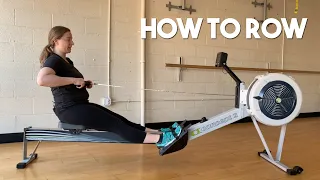 Learn to Row / The Basics of the Indoor Rowing  Stroke