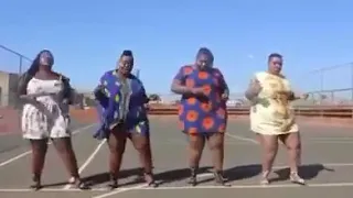 Fat women dancing