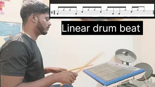 Linear drum beat  Roland spd 20 pad lesson 🥁JUDA music