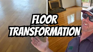 Hardwood Floor Clean and Recoat