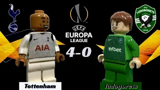 Tottenham 4-0 Ludogorets | Highlights in LEGO