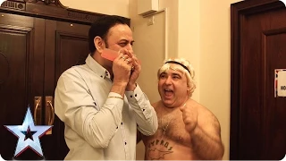 Comb-pelling! Stavros Flatley chats to Narinder | Britain's Got Talent 2015