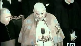 Papa Giovanni XXIII visita Regina Coeli.flv