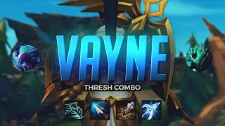 Doublelift- INSANE VAYNE THRESH COMBO (League of Legends)