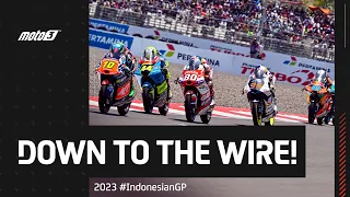 The gripping Moto3™ Last Lap! 🔥 | 2023 #IndonesianGP