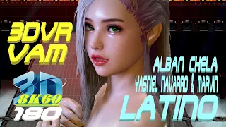 3DVR180 8K VaM Alban Chela, Yasniel Navarro & Marvin - Latino, Sexy Dance, MMD, baile, セクシー60F VR180