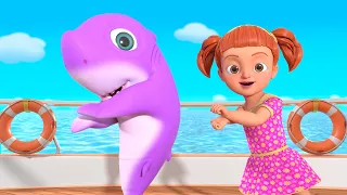 Baby Shark + more Nursery Rhymes | Beep Beep Nursery Rhymes & Baby Songs