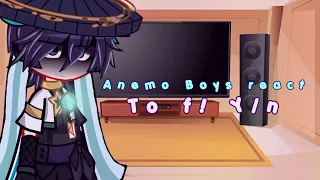 || Anemo Boys react to F! Y/n as Shinobu ||