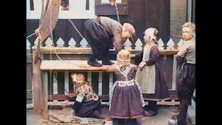 Prachtig Marken in de jaren '20 in kleur! The wonderful peninsula of Marken in the 1920s in color!