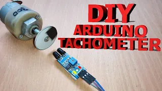 DIY Digital Arduino Tachometer | RPM Counter Using Proximity Sensor (IR)
