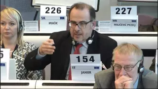 Luca Jahier - EESC Plenary Session - Schengen Debate - February 2016 - ENGLISH VERSION