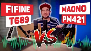 Сравнение микрофонов Fifine T669 vs Maono AU-PM420/421/422! Какой микрофон лучше и для каких задач?!