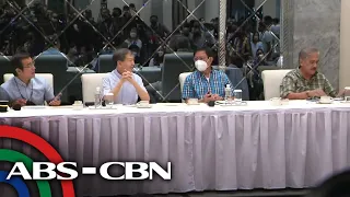 Presidential candidates Isko Moreno, Ping Lacson, and Norberto Gonzales hold joint press conference