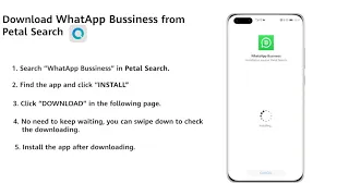 Download WhatsApp Business on HUAWEI Smartphones!