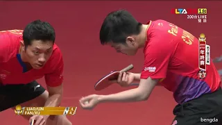 2019 ITTF World Tour Grand Finals Final | Fan Zhendong/Xu Xin vs. Lin Yun-ju/Liao Cheng-ting