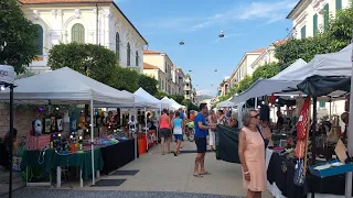 Street Market In Italy || Italy || Diano Marina