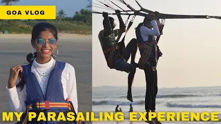Parasailing in South Goa 🪂 || Things to do in Cavelossim Beach || South Goa Vlog ||