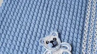 Easiest crochet baby blanket/craft & crochet blanket pattern 4127