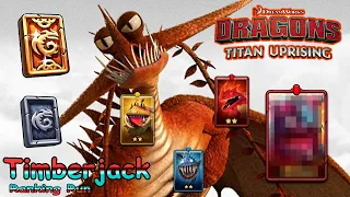 Dragons: Titan Uprising / Timberjack Ranking Run / Full Battle / BP 8600+ / (HTTYD)