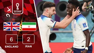 ENGLAND 6-2 IRAN Highlights Fifa World Cup 2022 All Goals