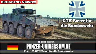 123 Hightech Radpanzer "Boxer" für die Bundeswehr - Neue Aufnahmen des Ketten-Boxer - Breaking News