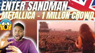 🇬🇧BRIT Hip Hop Fan Reacts To METALLICA - ENTER SANDMAN IN FRONT OF 1 MILLION FANS!