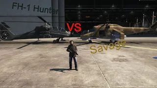 GTA Online hunter vs savage