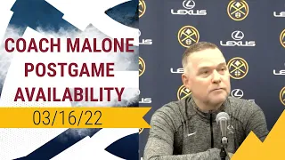 Nuggets Postgame Availability: Coach Malone