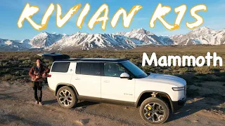 Rivian R1S - Mammoth Road Trip & Car Camping