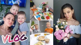 VLOG:Купили тумбу🤗Обзор с WB💜Сливочный суп с сосиками👍Покупка продуктов🍅Несколько  дней с нами 🤪