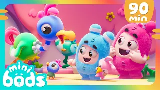 Lulu Makes an EGG-cellent New Friend!  | 🌈 Minibods 🌈 | Preschool Cartoons for Toddlers