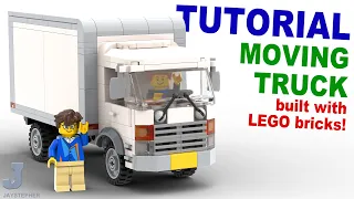 How To Make A Mid Size Moving Truck With LEGO Bricks Tutorial