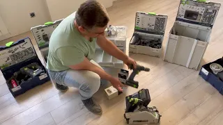 Festool распаковка, новые аккумуляторы