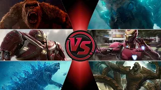 King Kong VS Mothra / HulkBuster VS Bleeding Edge / Godzilla VS Kraken | DanCo VS