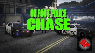 F**** DA POLICE - GTA 5 - On Foot Police Chase