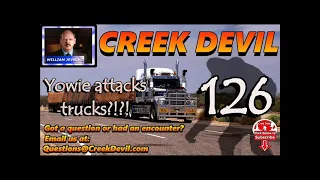 CREEK DEVIL:  EP - 126  Tree stump with orange eyes?