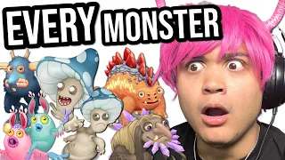 Reacting to every MY SINGING MONSTER in Faerie Island - All Sounds (MVPerry reacts)