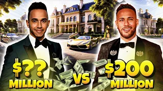 Neymar VS. Lewis Hamilton - Which Athlete is RICHER?